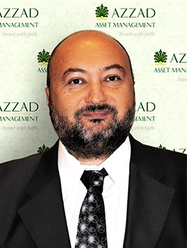 Ayman Khalil is an investment advisor with Azzad Asset Management. He holds a bachelor’s degree in political science and economics from Linkoping University, Sweden, and the State University of New York, Albany, NY.