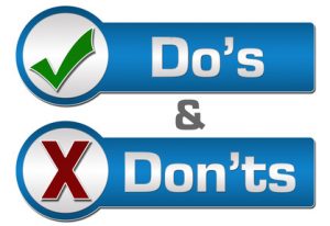 IRA do's and don'ts
