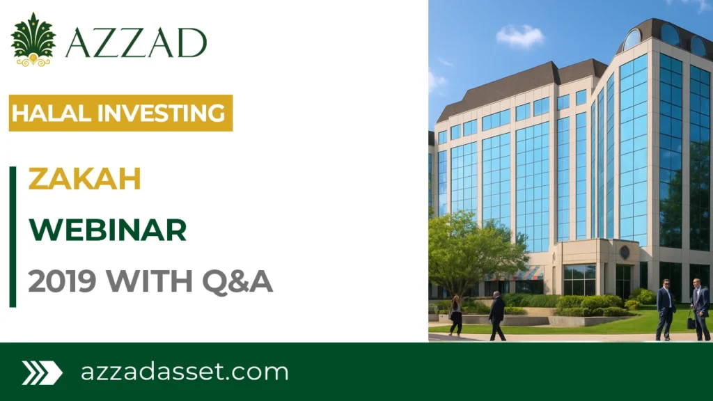 Zakah webinar 2019 with Q-A