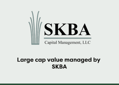 Large cap value managed by SKBA