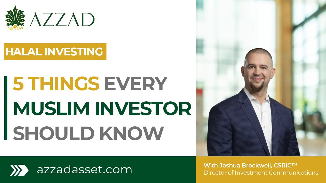 5 Things Every Muslim Investor Should Know